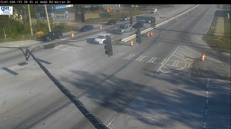 CLAY-193_073043: SR 85 at Webb Rd/Warren Dr (CLAYTON) live camera view