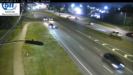 CLAY-603_124012: SR 3/Tara Blvd at N of Summercourt Dr (CLAYTON) live camera view