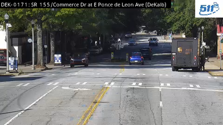 SR 155/Commerce Dr at E Ponce De Leon Ave live camera view