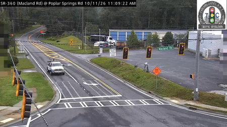 SR 360/Macland Rd at Poplar Springs Rd live camera view