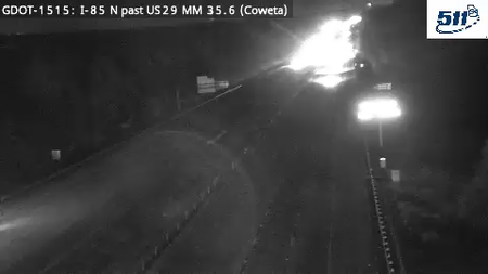 I-85 N past US29 MM 35.6 live camera view