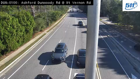 Ashford Dunwoody Rd at Mt Vernon Rd live camera view