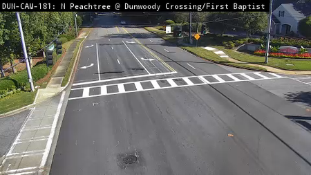 N Peachtree Rd at First Baptist/Dun Xing live camera view
