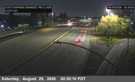 SR-57 : (707) Chapman (Orange) live camera view
