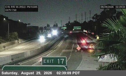 SR-91 : (710) RTE 55 (RSU pole) live camera view