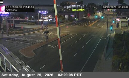 I-5 : (830) SB at Beach live camera view