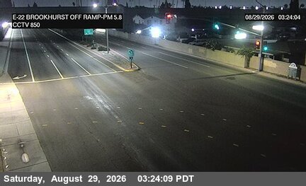 SR-22 : (850) EB 22 at Brookhurst live camera view