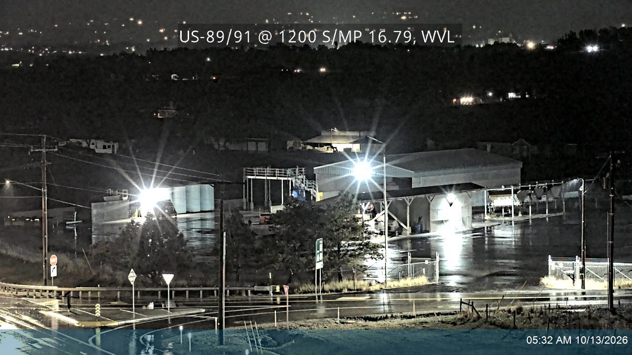 US-89 / 91 @ 950 S / MP 16.8, WVL live camera view