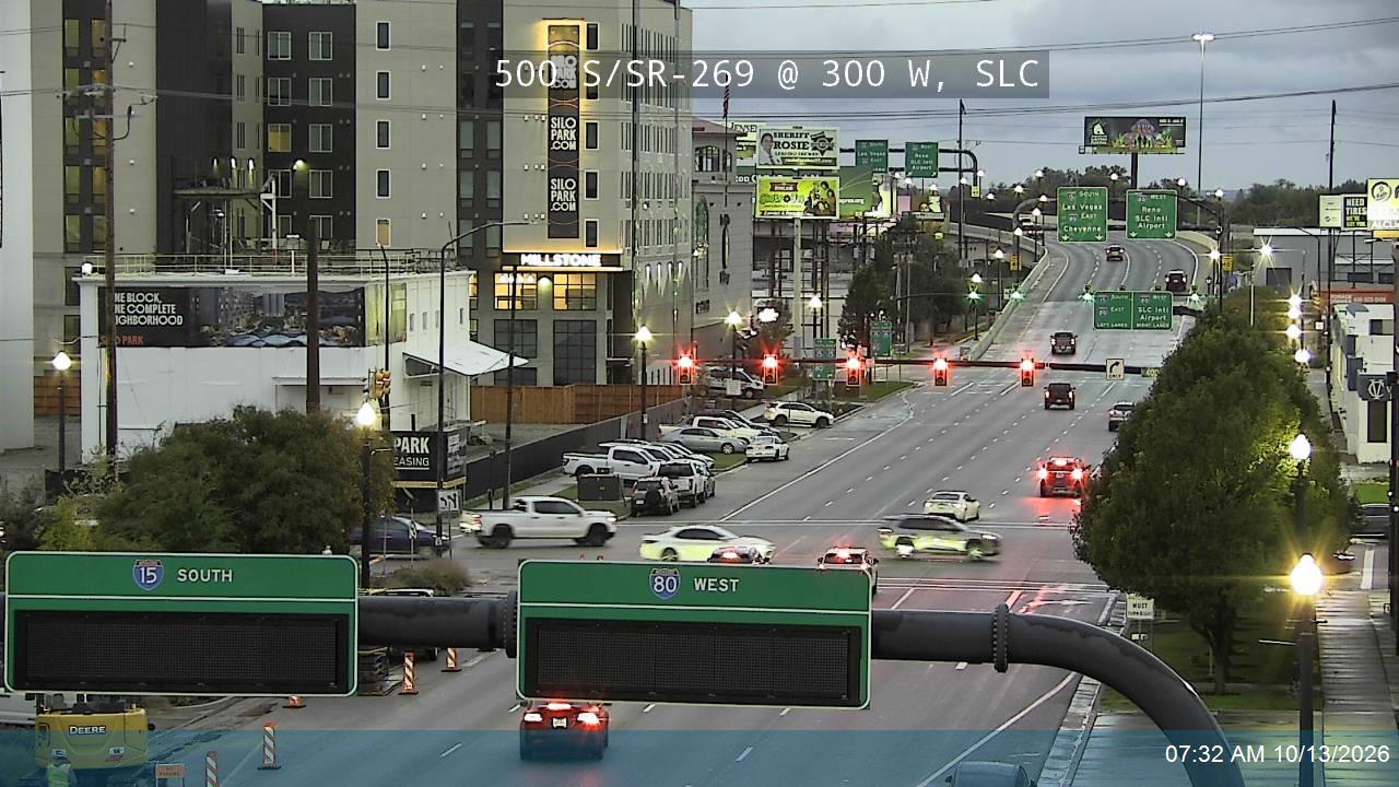 500 S / SR-269 @ 300 W, SLC live camera view