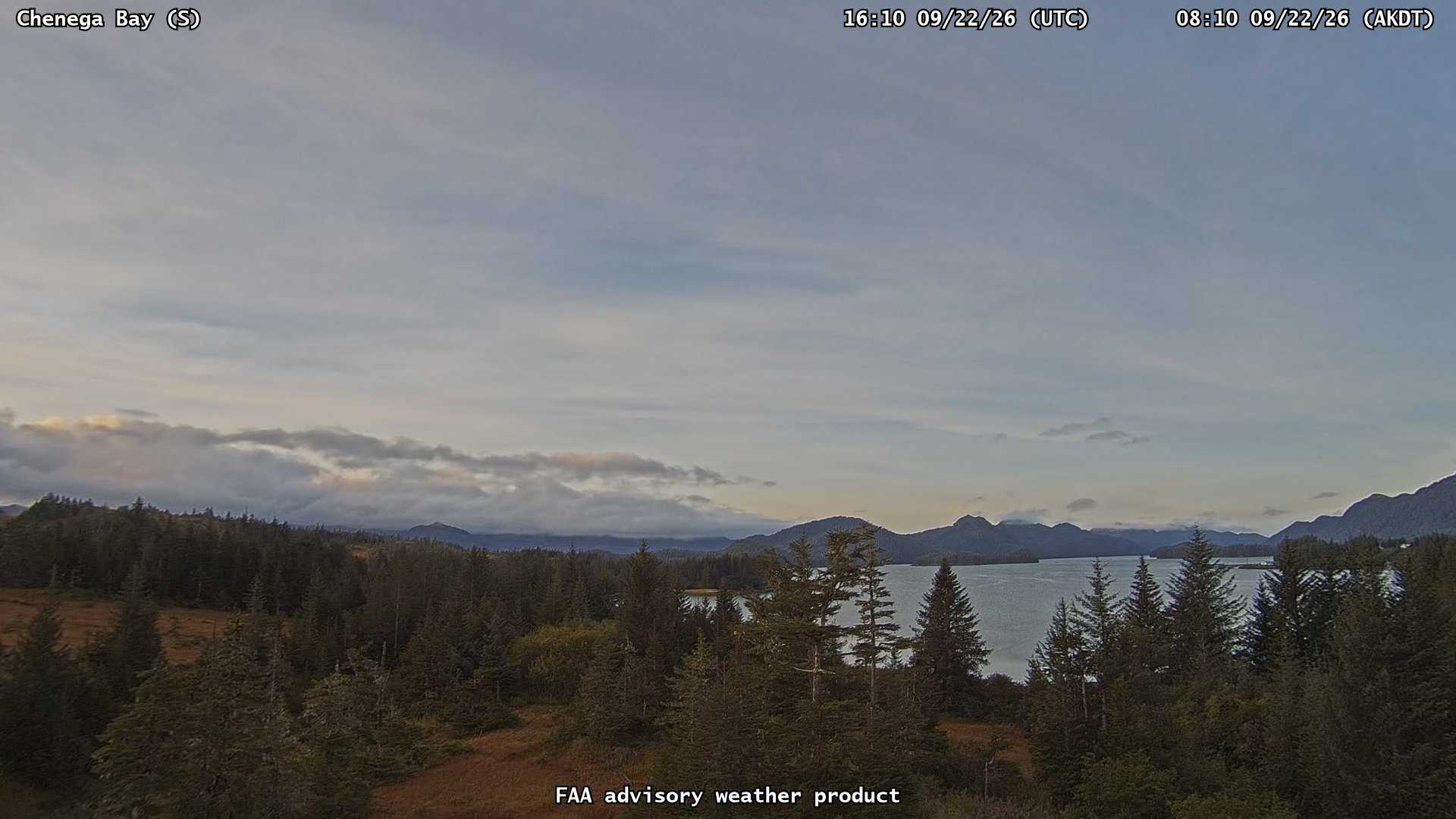 Chenega Bay — South live camera view