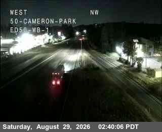 Hwy 50 at Cameron_Park_ED50_WB_1 live camera view