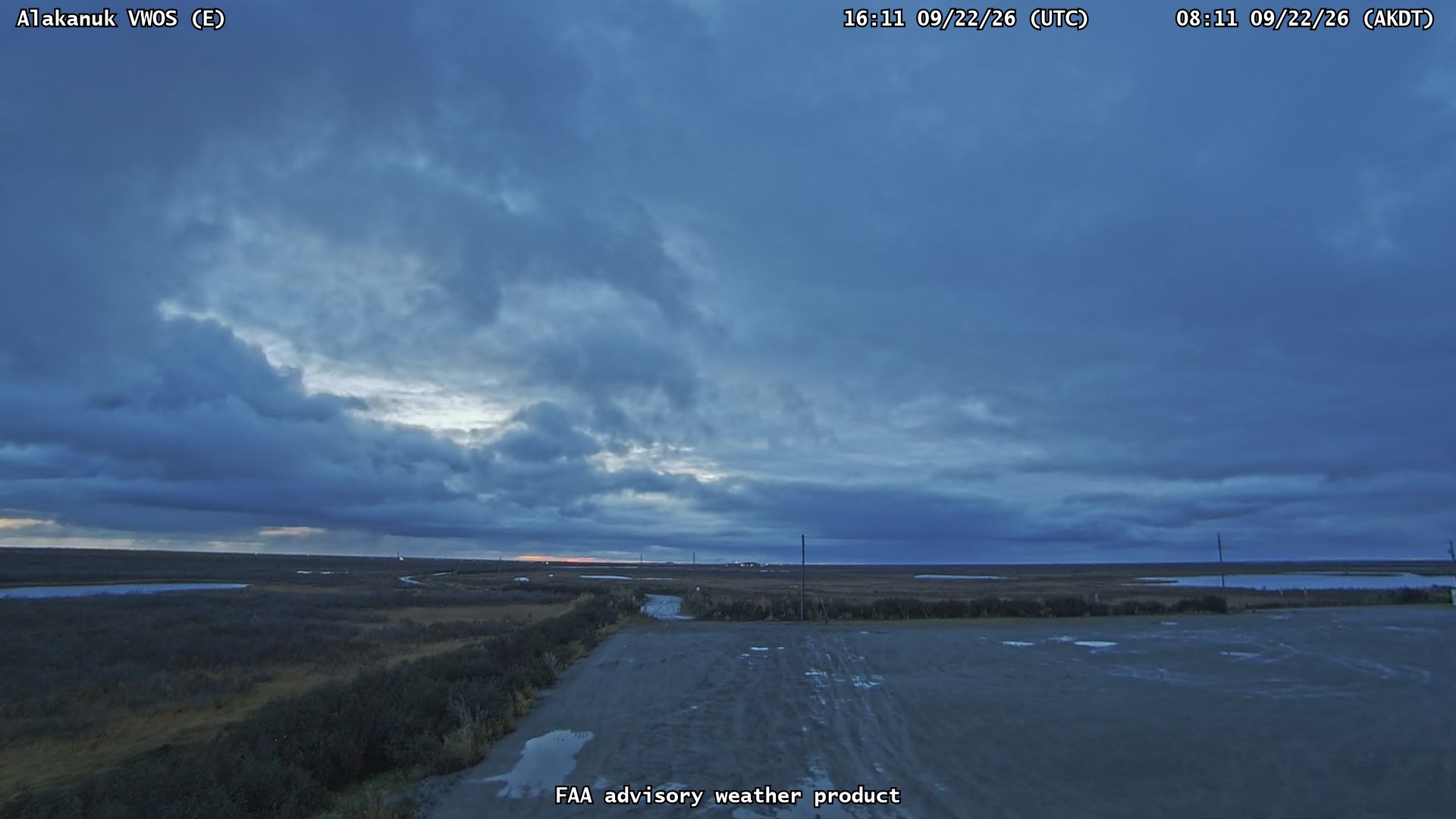 Alakanuk VWOS — East live camera view