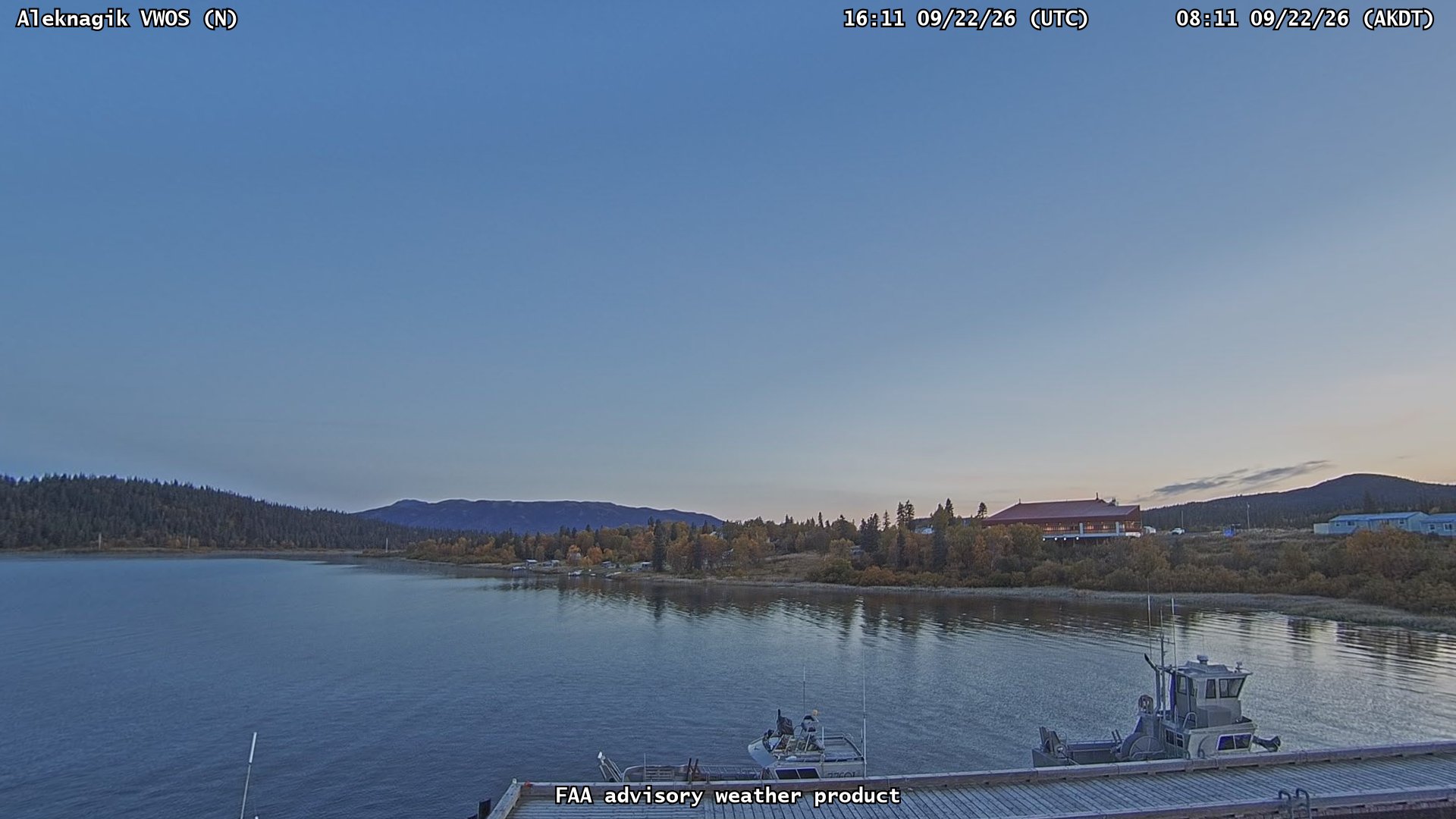 Aleknagik VWOS — North live camera view