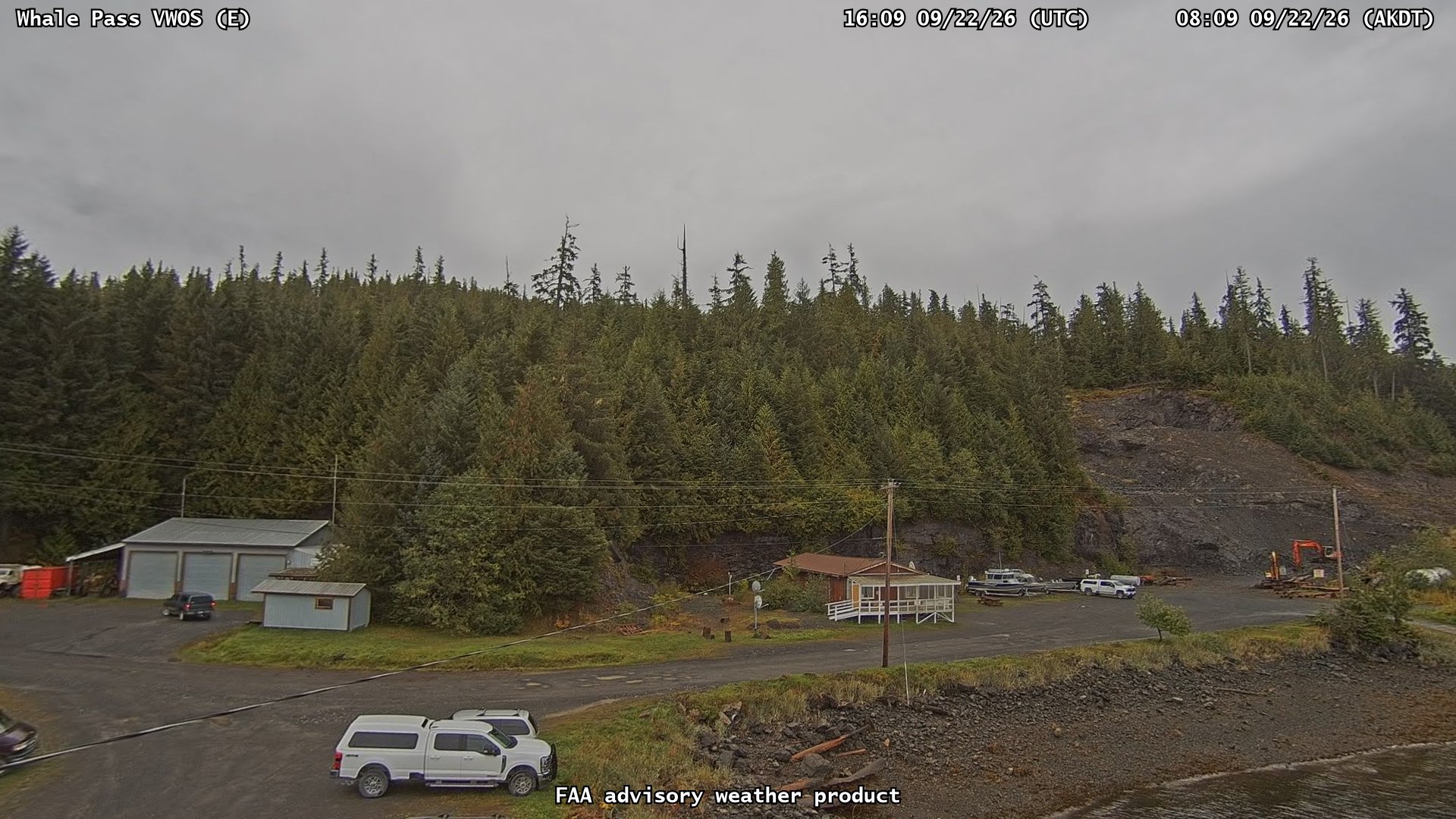 Whale Pass VWOS — East live camera view