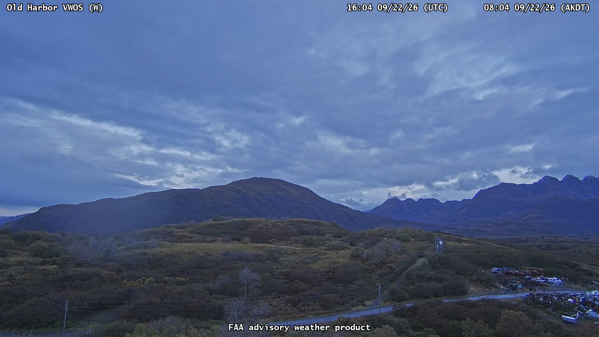 Old Harbor VWOS — West live camera view
