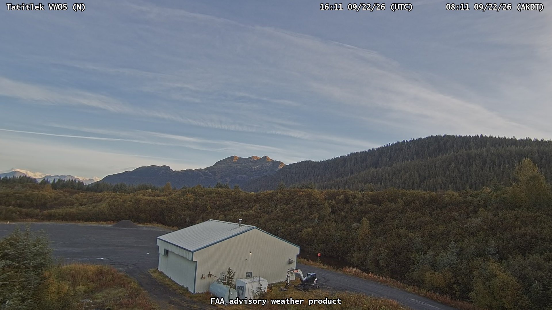 Tatitlek VWOS — North live camera view