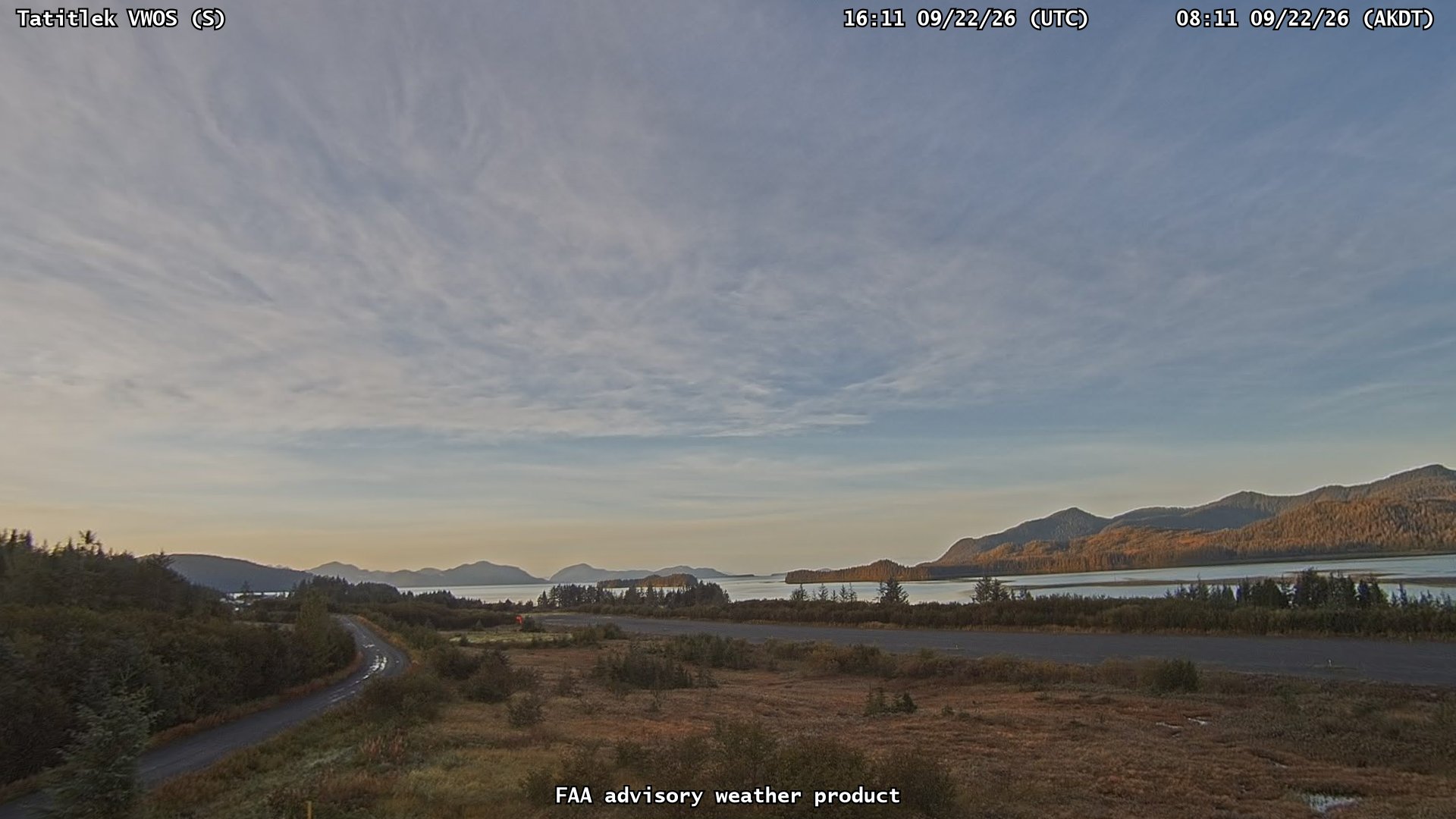 Tatitlek VWOS — South live camera view