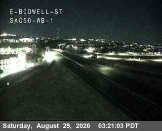 Hwy 50 at E_Bidwell_St_SAC50_WB_1 live camera view