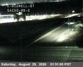 Hwy 50 at E_Bidwell_St_SAC50_WB_2 live camera view