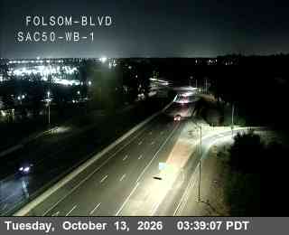 Hwy 50 at Folsom_Blvd_SAC50_WB_1 live camera view