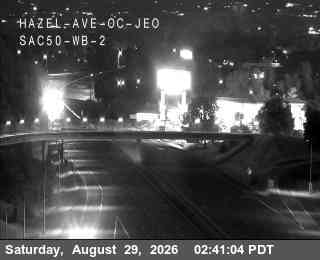 Hwy 50 at Hazel OC JEO WB 2 live camera view