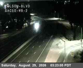 Hwy 50 at Folsom_Blvd_SAC50_WB_2 live camera view