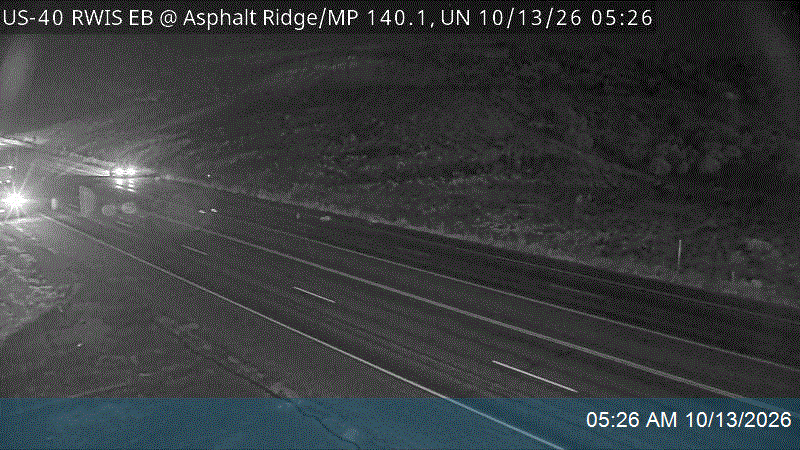 US-40 RWIS EB @ Asphalt Ridge / MP 140.1, UN live camera view
