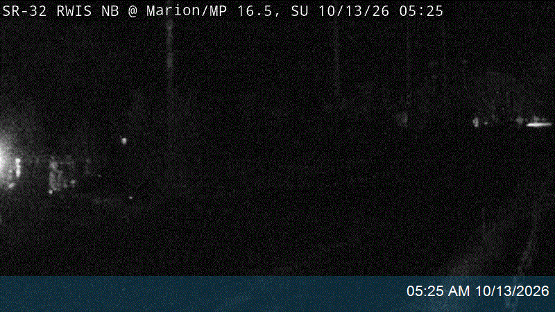 SR-32 RWIS NB @ Rob Young Ln / MP 16.46, SU live camera view