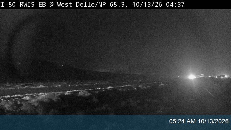 I-80 RWIS EB @ West Delle / MP 68.3, TE live camera view