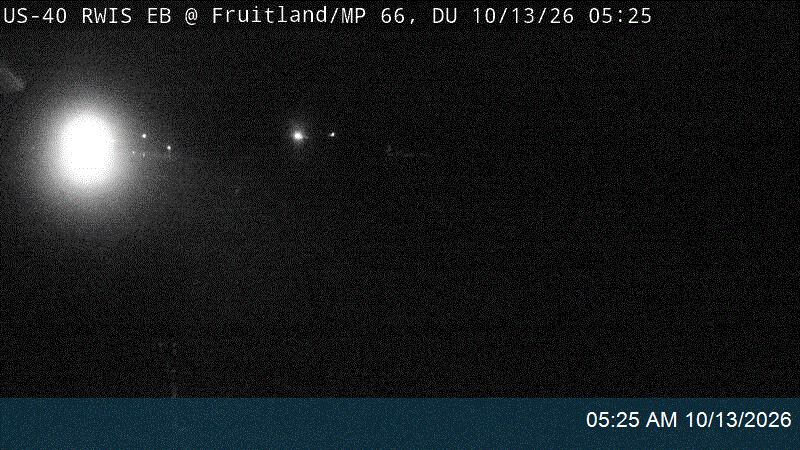 US-40 RWIS EB @ Fruitland / MP 66, DU live camera view