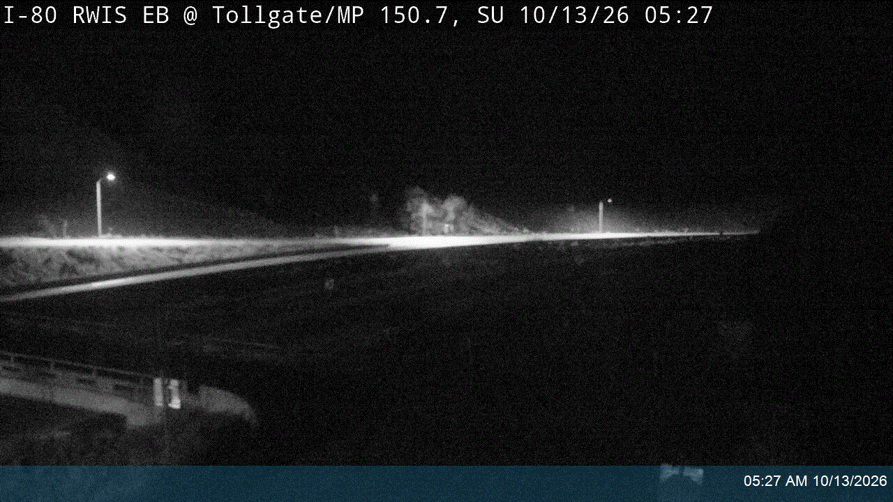 I-80 RWIS EB @ Tollgate Canyon Rd / MP 150.7, SU live camera view