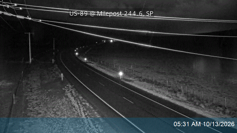 US-89 @ Milepost 244.6, SP live camera view