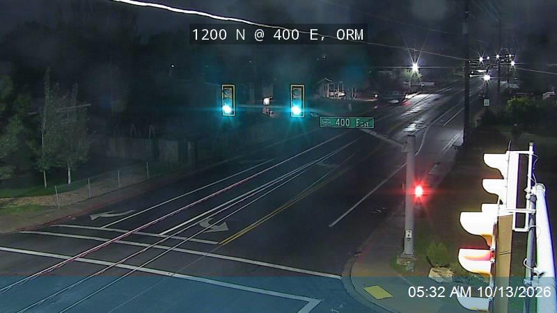 1200 N @ 400 E, ORM live camera view