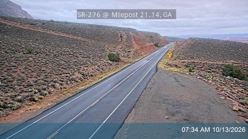 SR-276 SB @ Milepost 21.14, GA live camera view