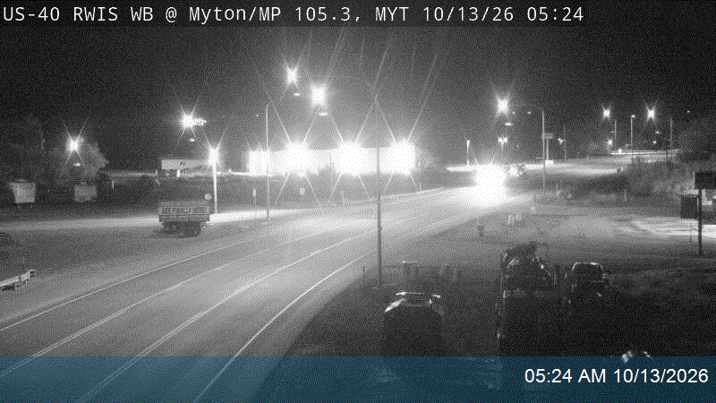 US-40 RWIS WB @ Myton / MP 105.3, MYT live camera view