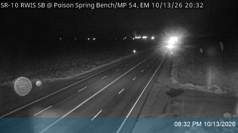 SR-10 RWIS SB @ Poison Spring Bench / MP 54.1, EM live camera view