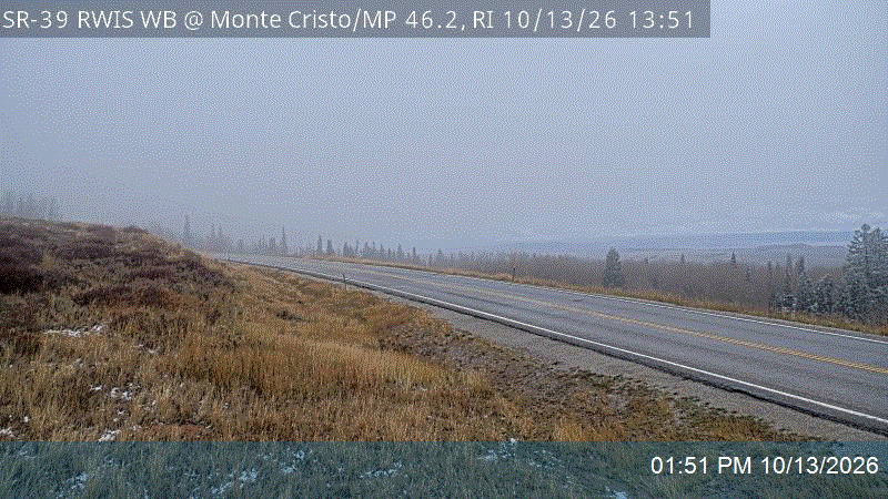 SR-39 RWIS WB @ Monte Cristo / MP 46.2, RI live camera view