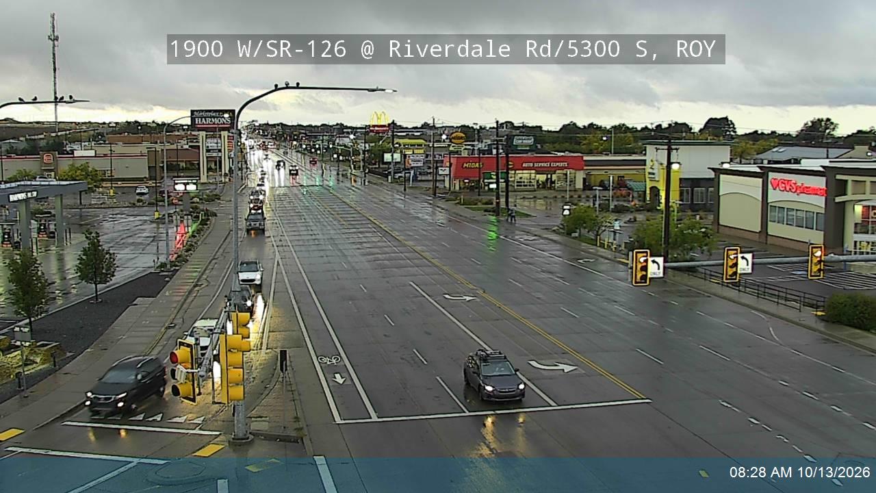 1900 W / SR-126 @ Riverdale Rd / 5300 S / SR-26, ROY live camera view