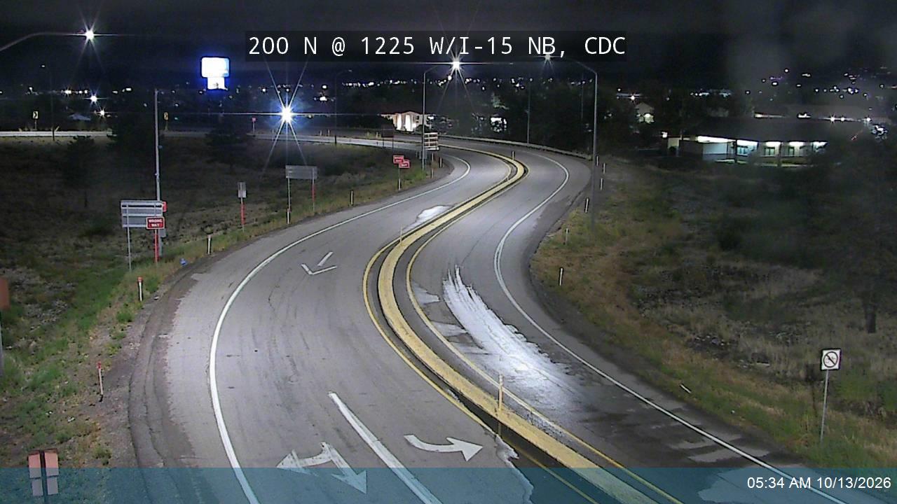 200 N / Freedom Blvd / SR-56 @ 1225 W / I-15 NB Ramps, CDC live camera view