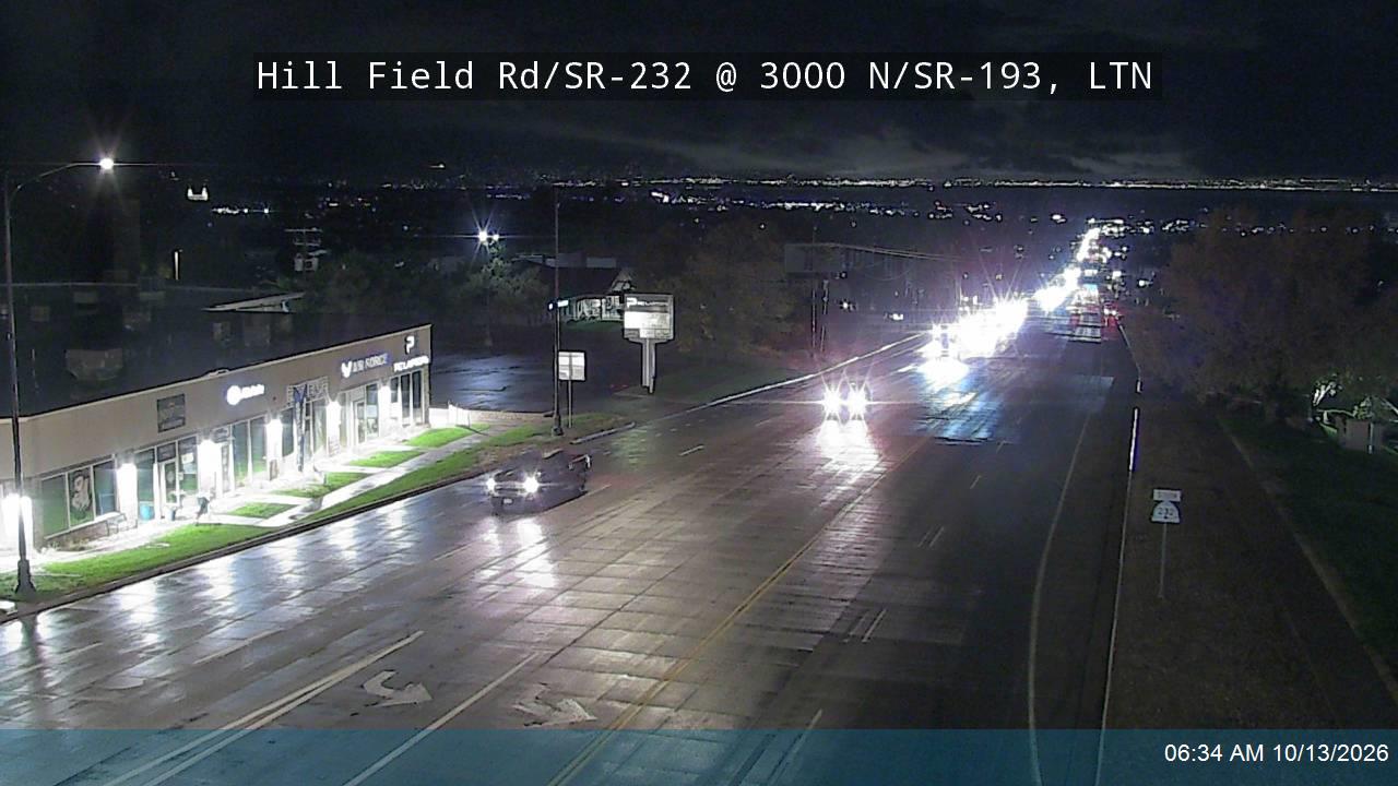 Hill Field Rd / SR-232 @ 3000 N / SR-193, LTN live camera view