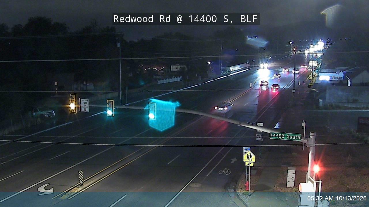Redwood Rd / SR-68 @ 14400 S / SR-140, BLF live camera view