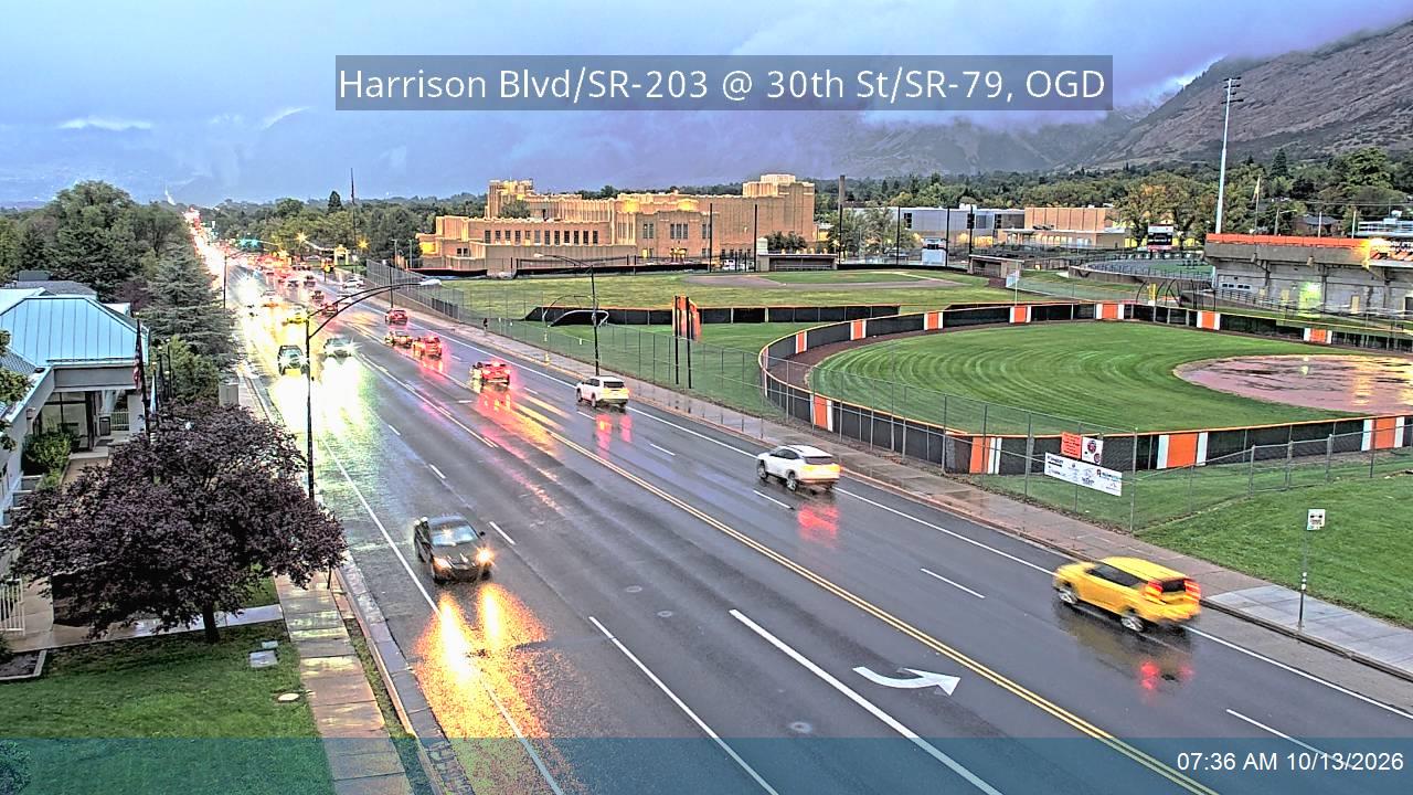 Harrison Blvd / 1200 E / SR-203 @ 30th St / SR-79, OGD live camera view