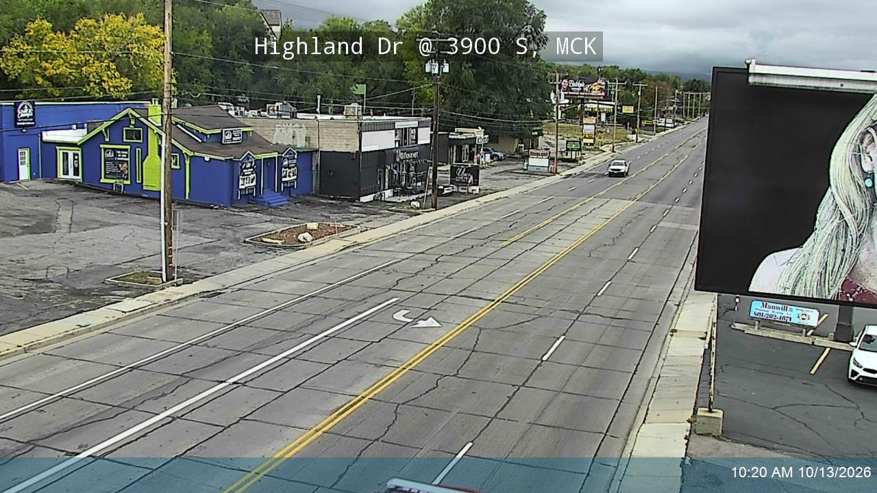 Highland Dr @ 3900 S, MCK live camera view