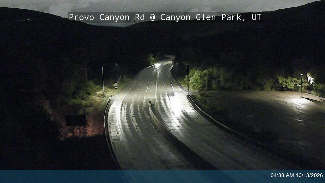 Provo Canyon Rd / US-189 @ Canyon Glen Park / MP 9.98, UT live camera view