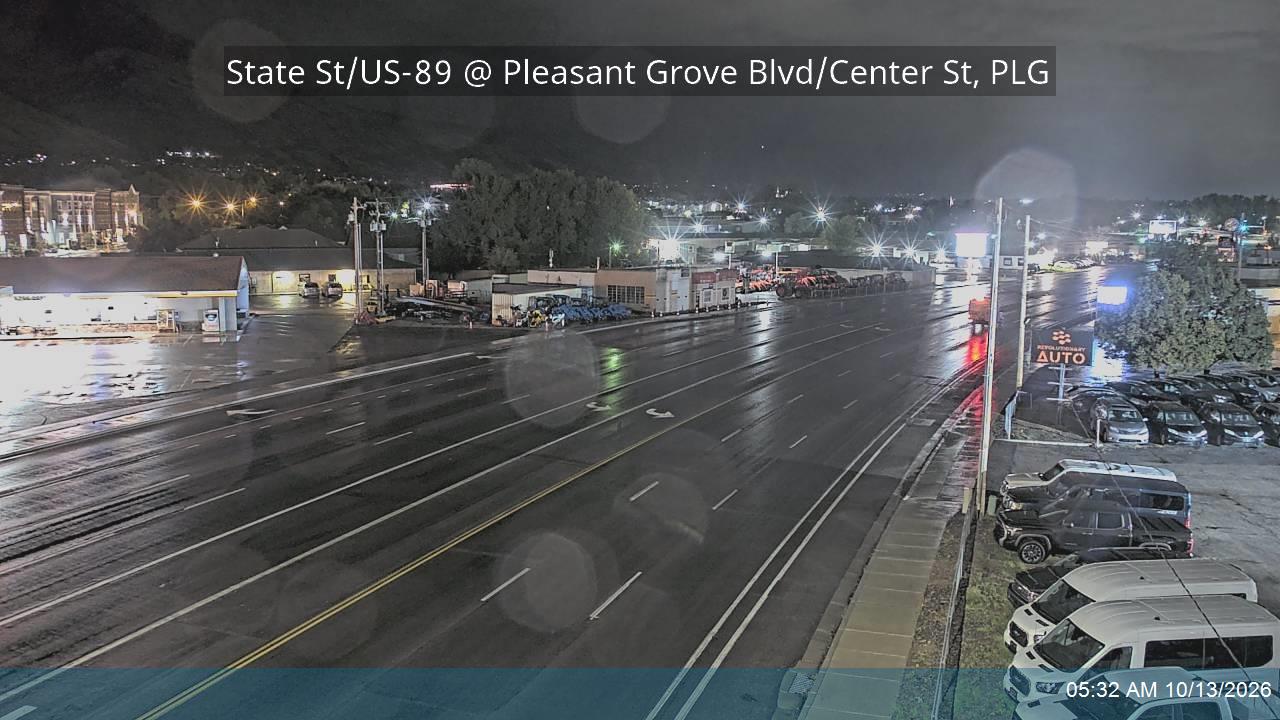 State St / US-89 @ Pleasant Grove Blvd / Center St, PLG live camera view