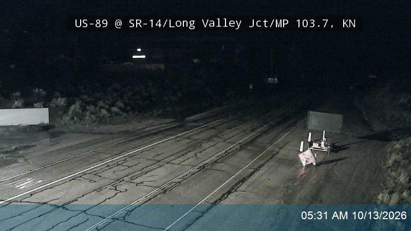 US-89 @ SR-14 / Long Valley Jct / MP 103.7, KN live camera view