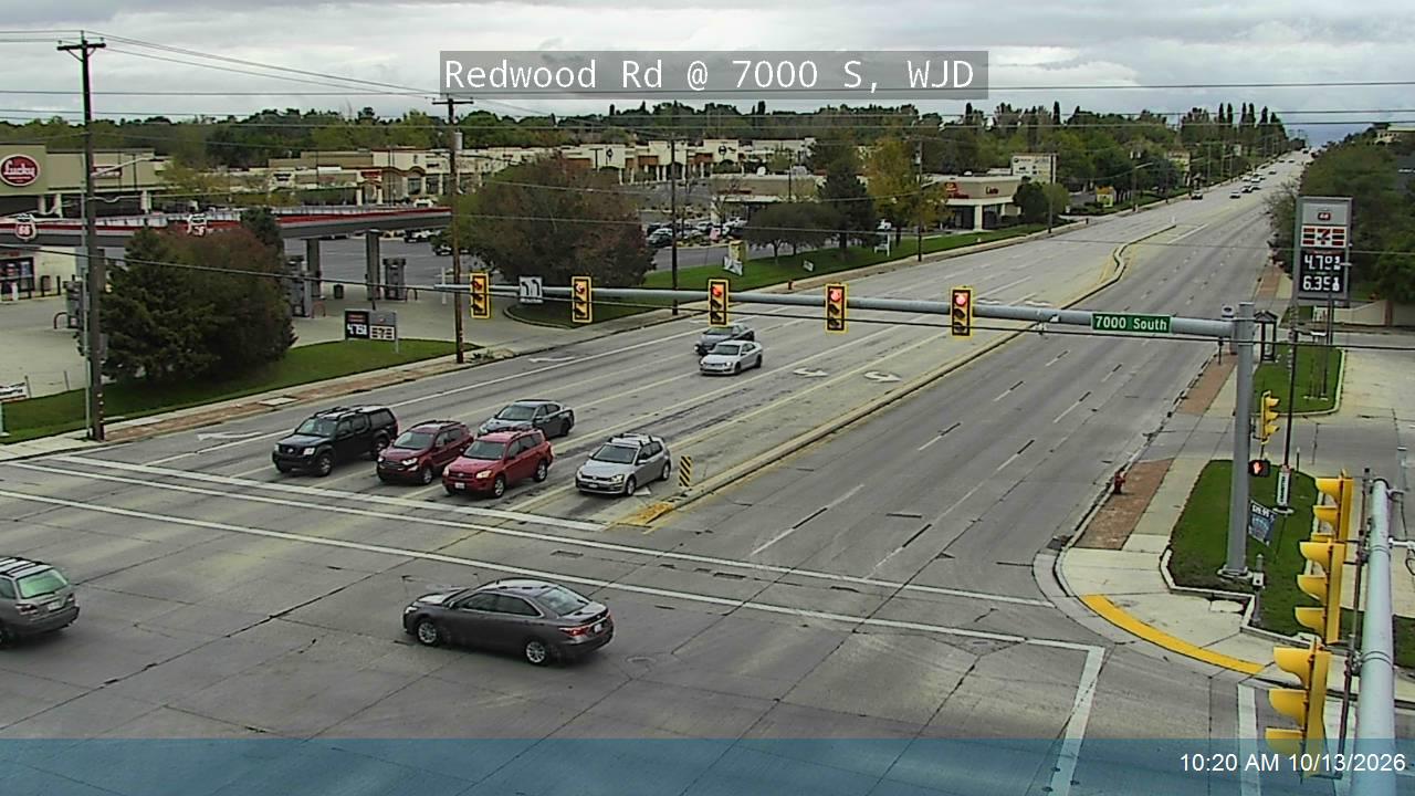 Redwood Rd / SR-68 @ 7000 S / SR-48, WJD live camera view