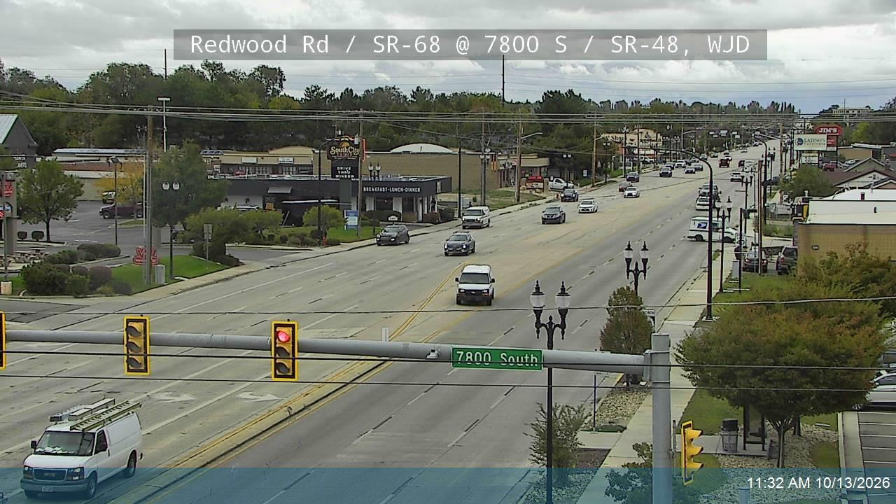 Redwood Rd / SR-68 @ 7800 S / SR-48, WJD live camera view
