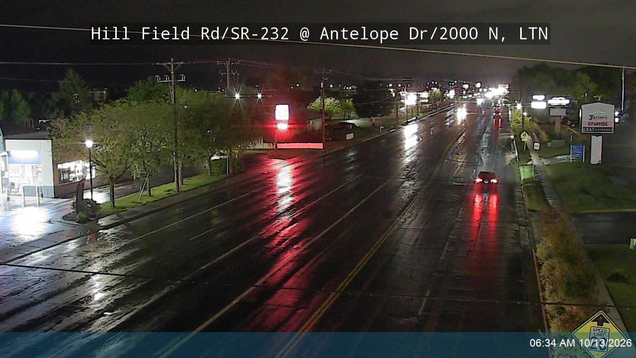 Hill Field Rd / SR-232 @ 2000 N / Antelope Dr, LTN live camera view