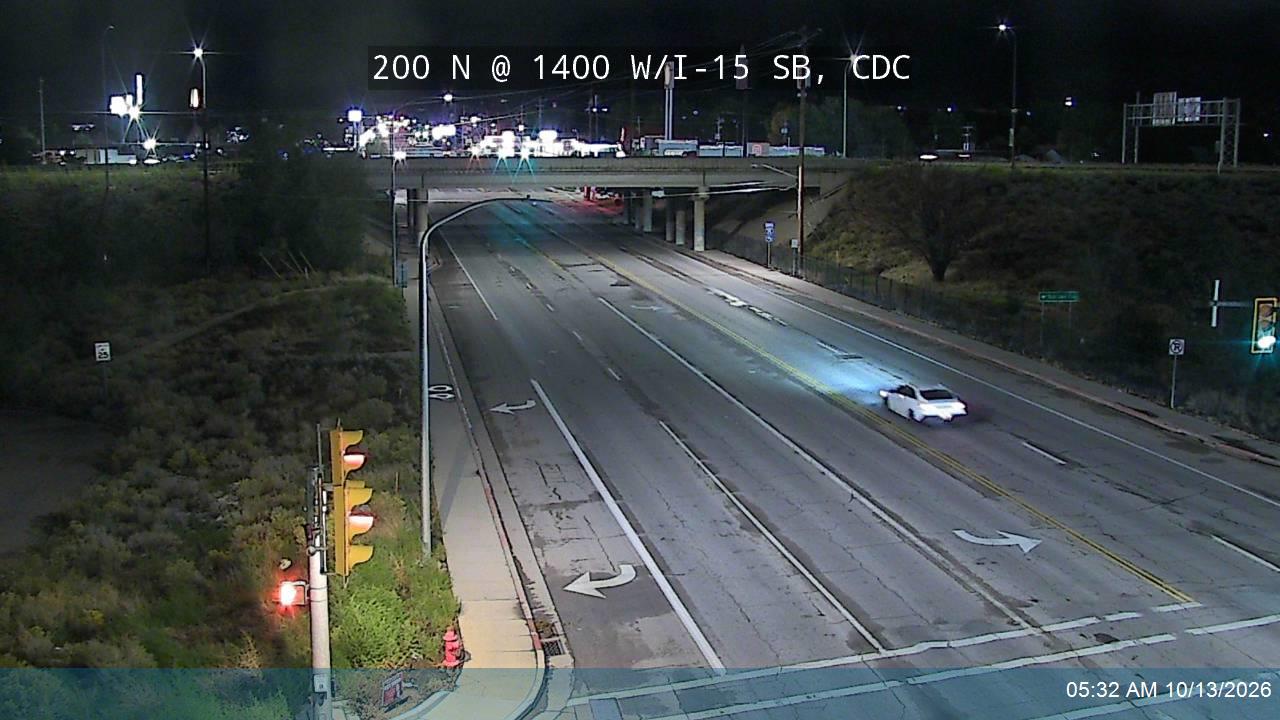 200 N / Freedom Blvd / SR-56 @ 1400 W / I-15 SB Ramps, CDC live camera view